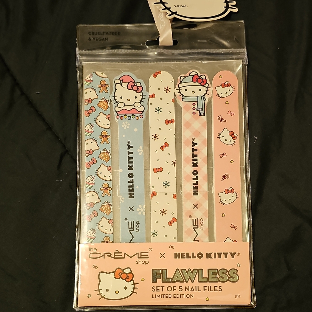 Hello Kitty Flawless Nail Files Set - Pink, Blue, White